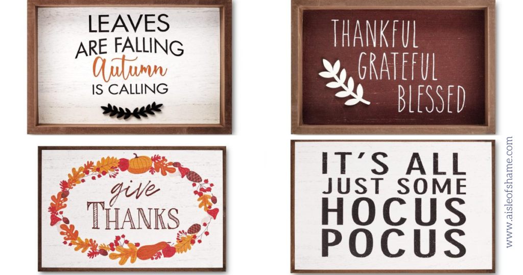 All the Aldi Fall Decor Coming in September Aisle of Shame