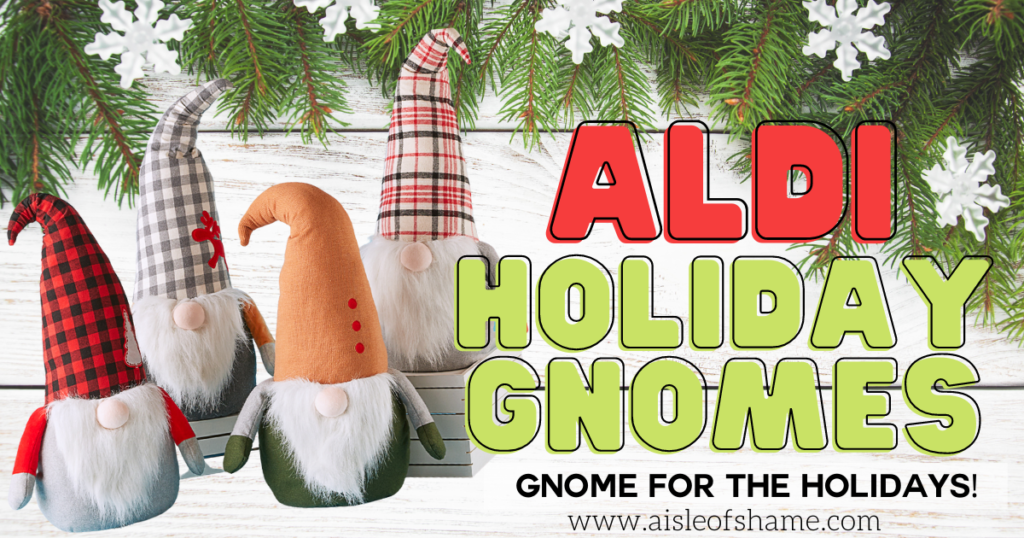 Gnome for the Holidays Aldi Holiday Gnomes are on the Way