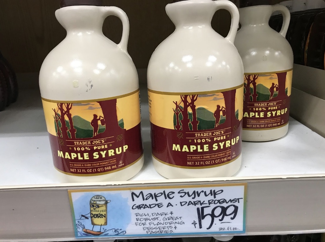 What Kind Of Maple Syrup Does Trader Joes Sell Aisleofshame Com