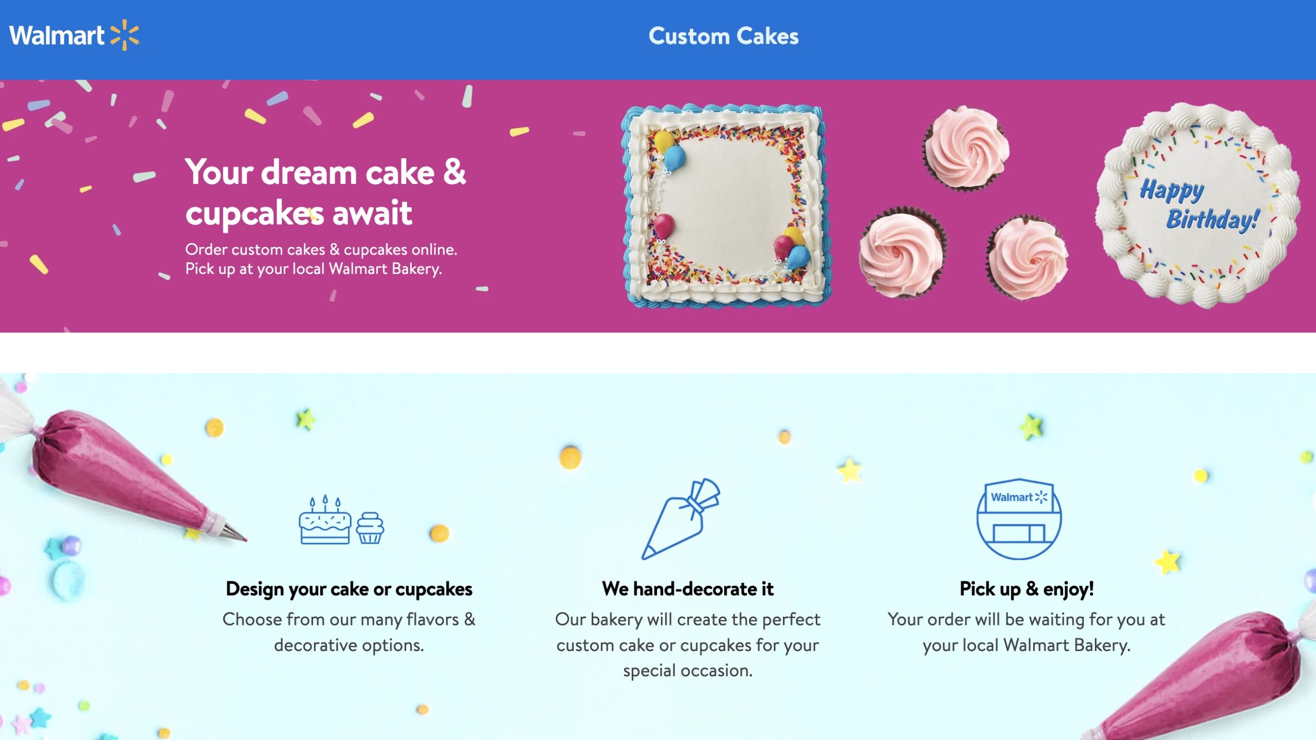 Meijer Launches Online Custom Cake Ordering Platform