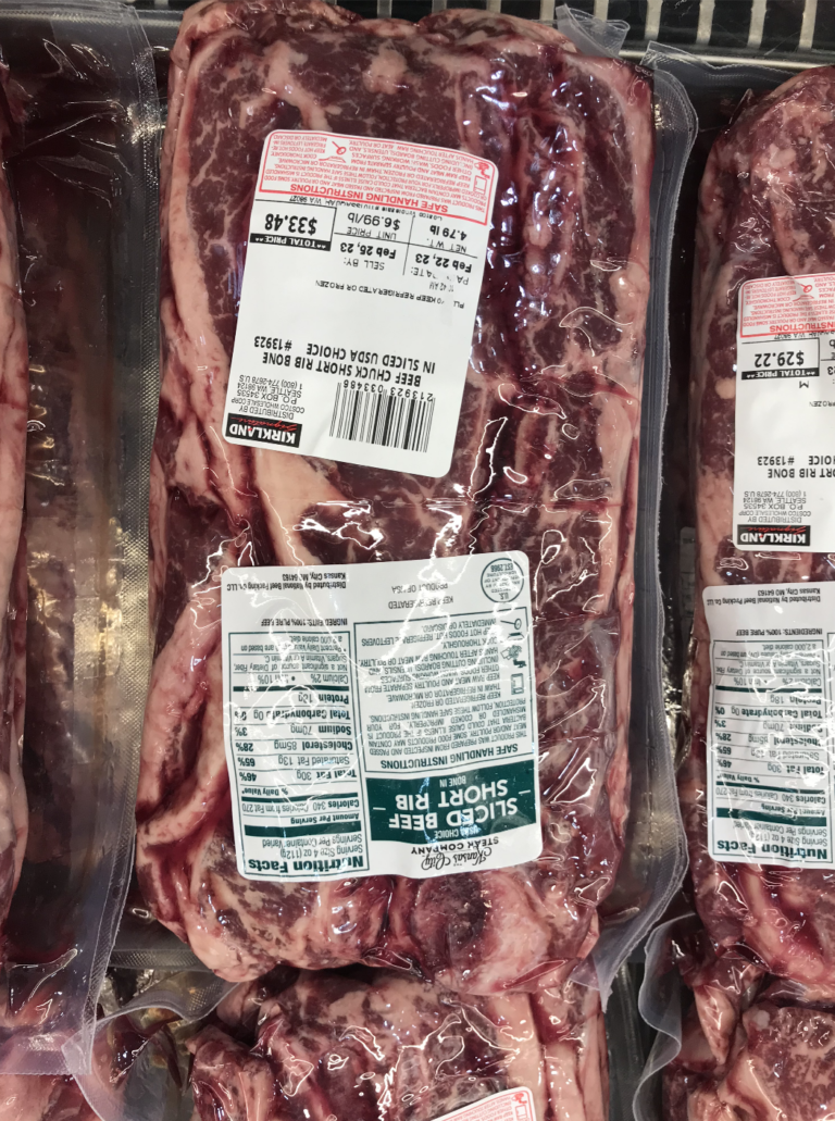 Types of Short Ribs at Costco