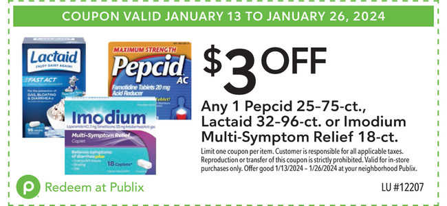 Publix Printable Coupons