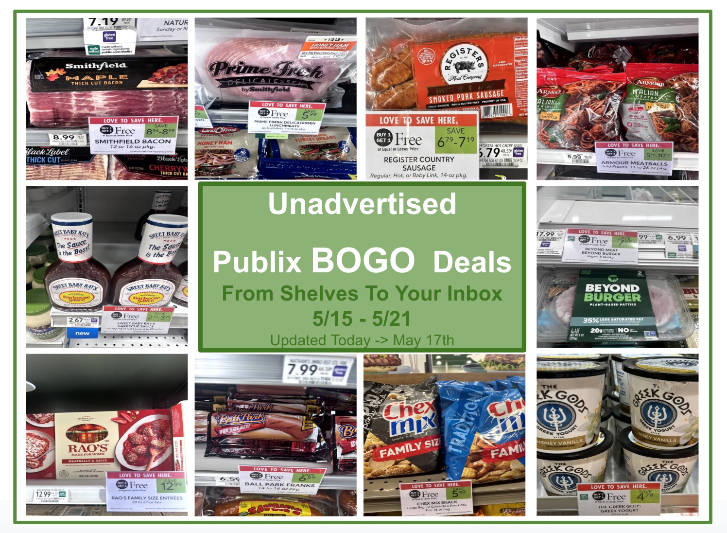 Publix BOGO Deals – From Shelves to Your Inbox (FB) - AisleofShame.com